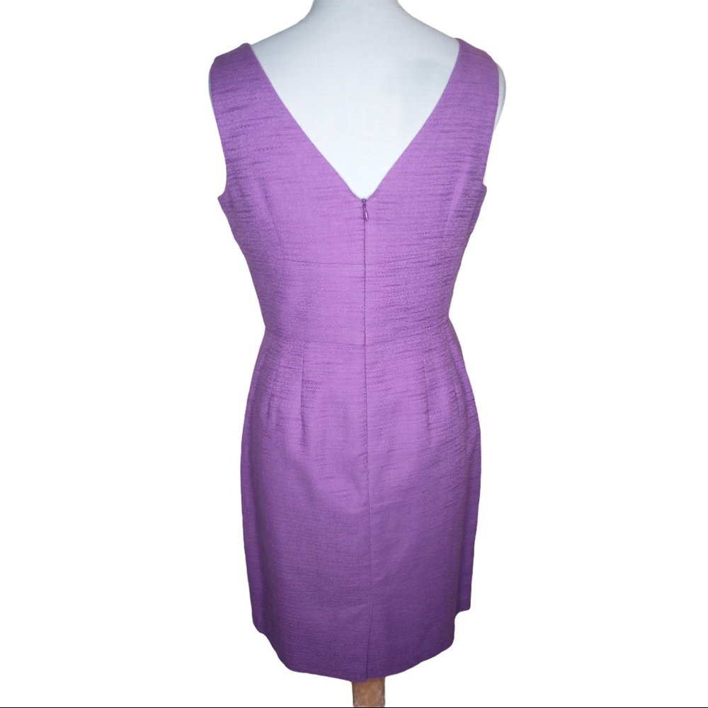 Trina Turk Purple Sleeveless Sheath Dress - Picture 5 of 7
